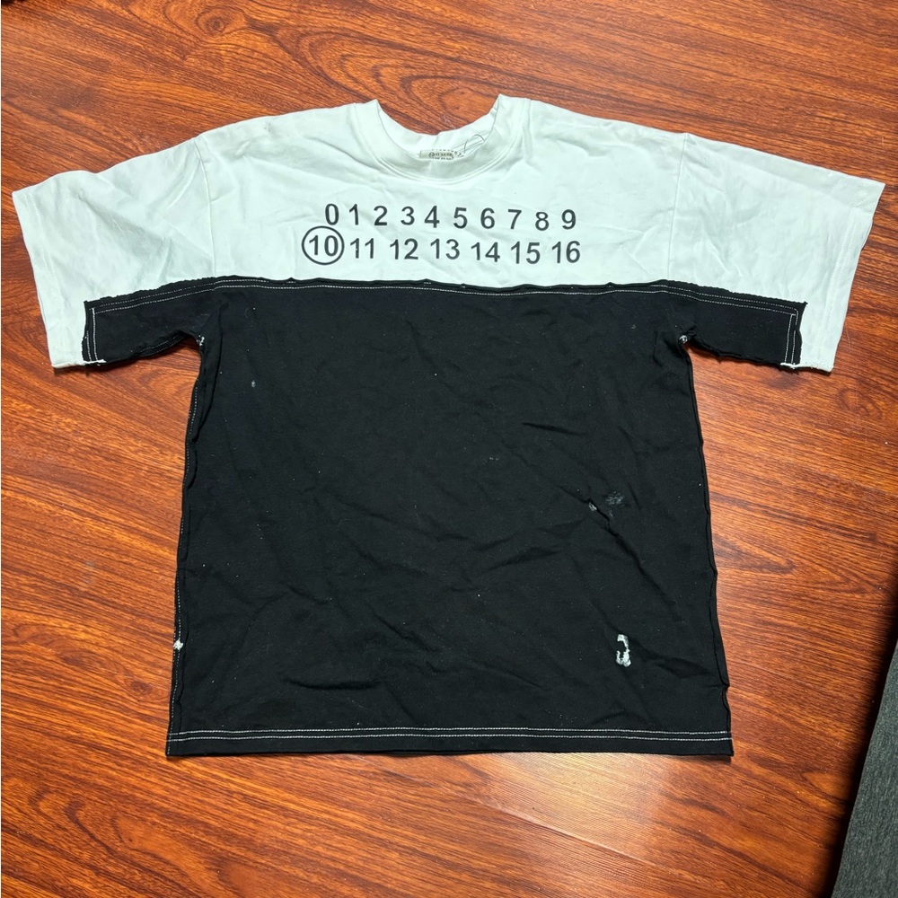 Black and White Men's maison margiela shirt